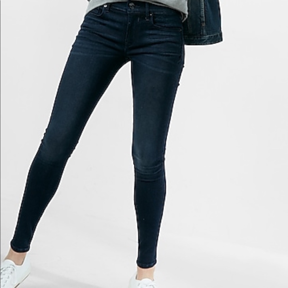 Express Mid Rise Jeggings
